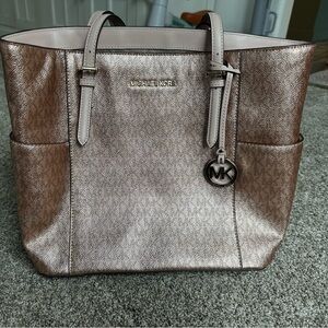Rose Gold Michael Kors Purse